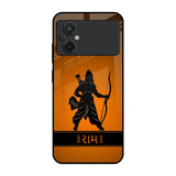 Halo Rama Poco M5 Glass Back Cover Online