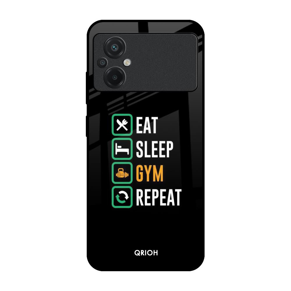 Daily Routine Poco M5 Glass Back Cover Online