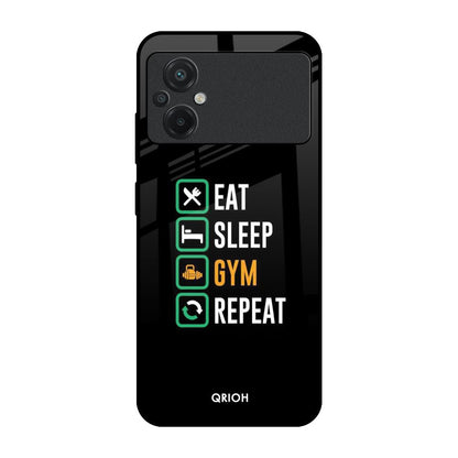 Daily Routine Poco M5 Glass Back Cover Online