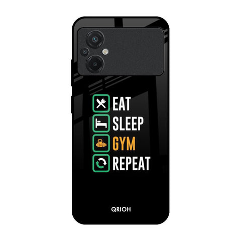 Daily Routine Poco M5 Glass Back Cover Online
