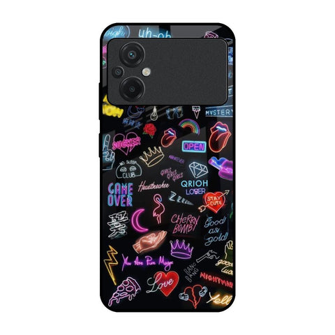 Accept The Mystery Poco M5 Glass Back Cover Online
