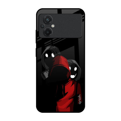 Shadow Character Poco M5 Glass Back Cover Online