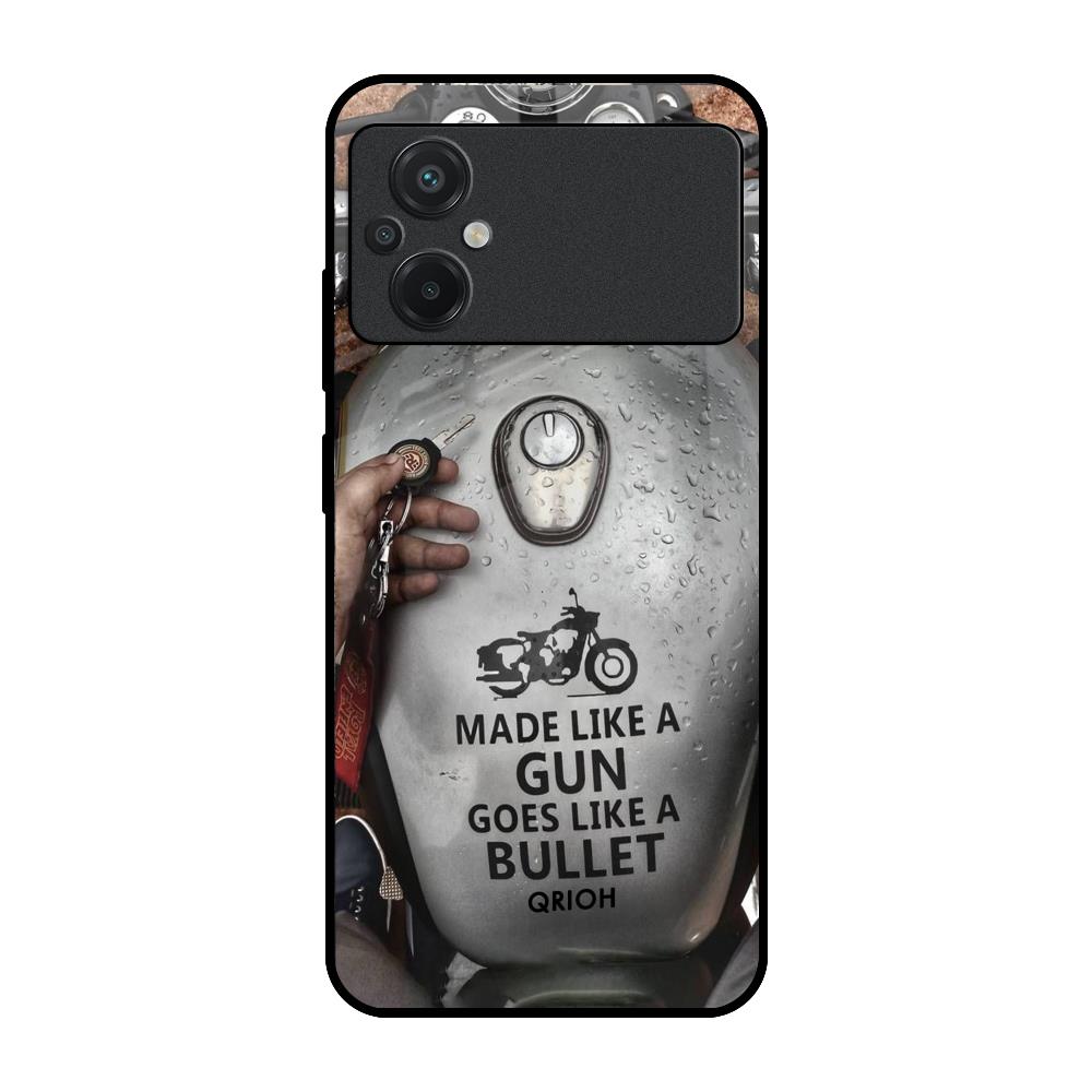 Royal Bike Poco M5 Glass Back Cover Online