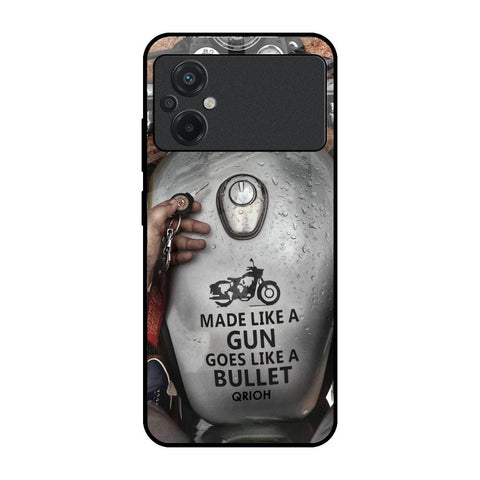Royal Bike Poco M5 Glass Back Cover Online