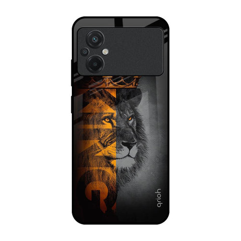 King Of Forest Poco M5 Glass Back Cover Online