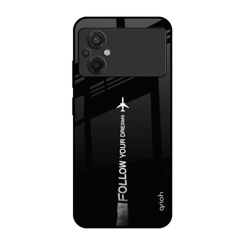 Follow Your Dreams Poco M5 Glass Back Cover Online