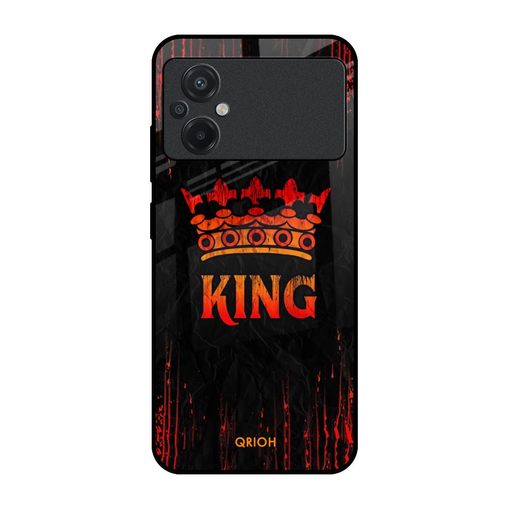 Royal King Poco M5 Glass Back Cover Online