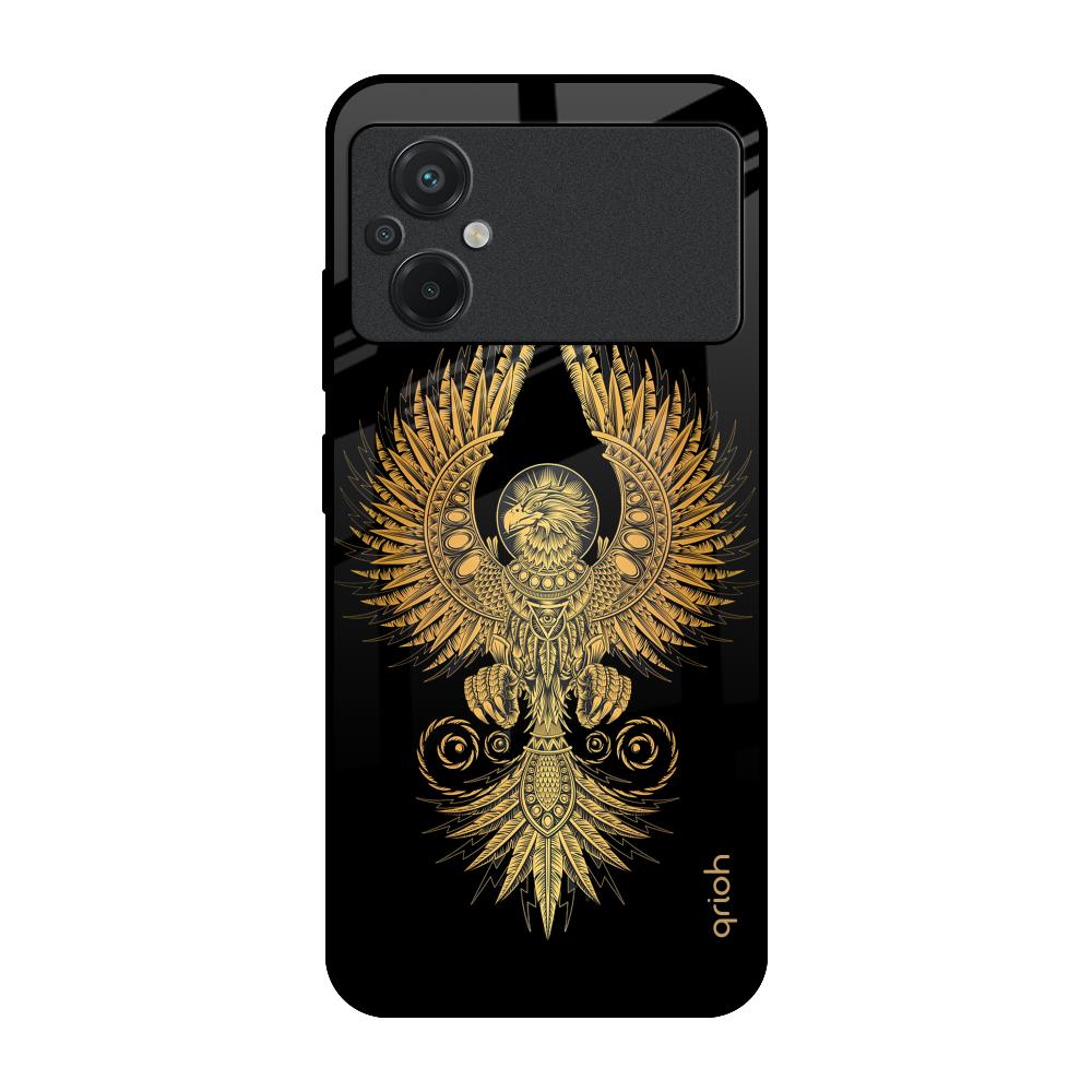 Mythical Phoenix Art Poco M5 Glass Back Cover Online