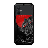 Red Moon Tiger Poco M5 Glass Back Cover Online