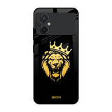 Lion The King Poco M5 Glass Back Cover Online