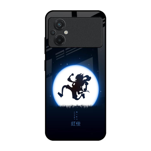 Luffy Nika Poco M5 Glass Back Cover Online