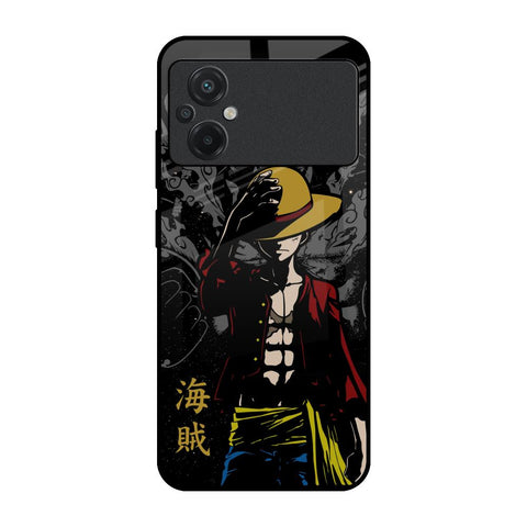 Dark Luffy Poco M5 Glass Back Cover Online