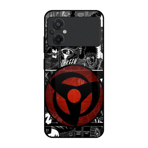 Sharingan Poco M5 Glass Back Cover Online