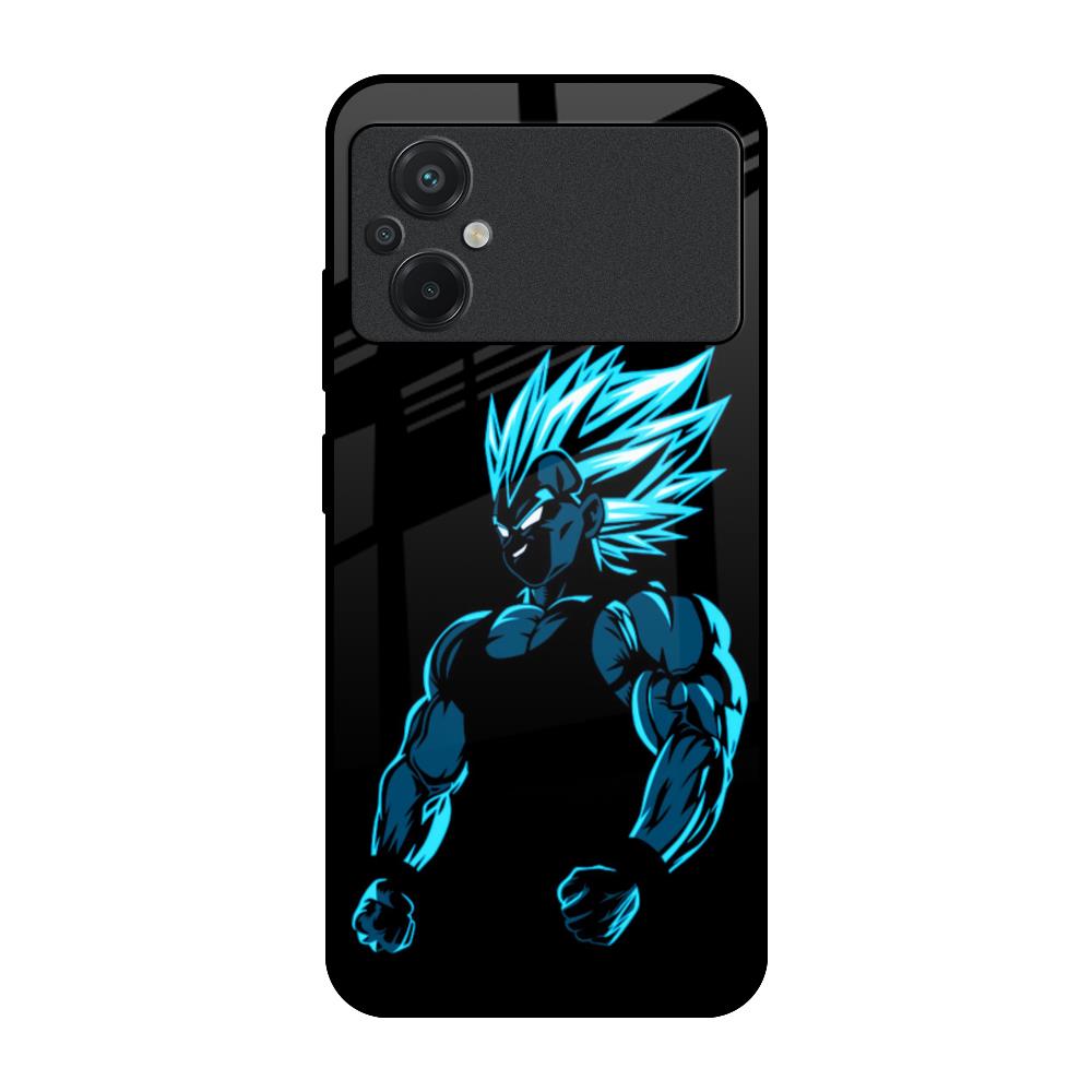 Pumped Up Anime Poco M5 Glass Back Cover Online