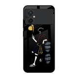 Luffy Line Art Poco M5 Glass Back Cover Online