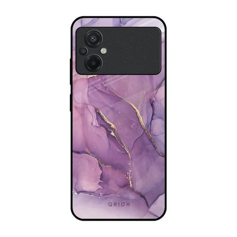 Purple Gold Marble Poco M5 Glass Back Cover Online