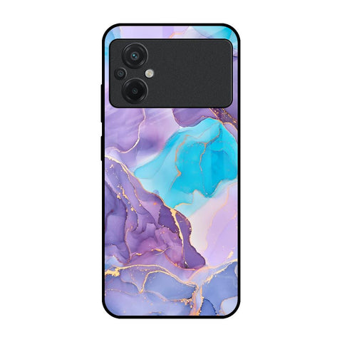 Alcohol ink Marble Poco M5 Glass Back Cover Online