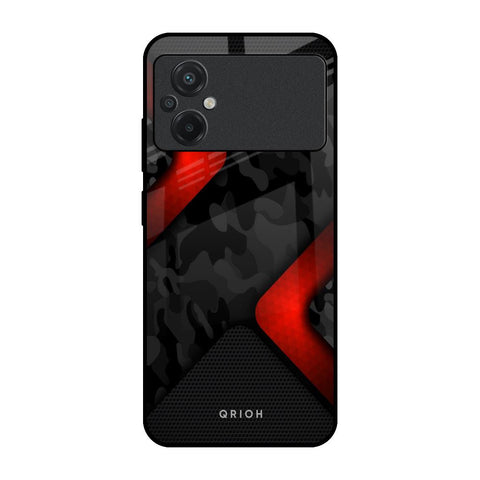 Modern Camo Abstract Poco M5 Glass Back Cover Online