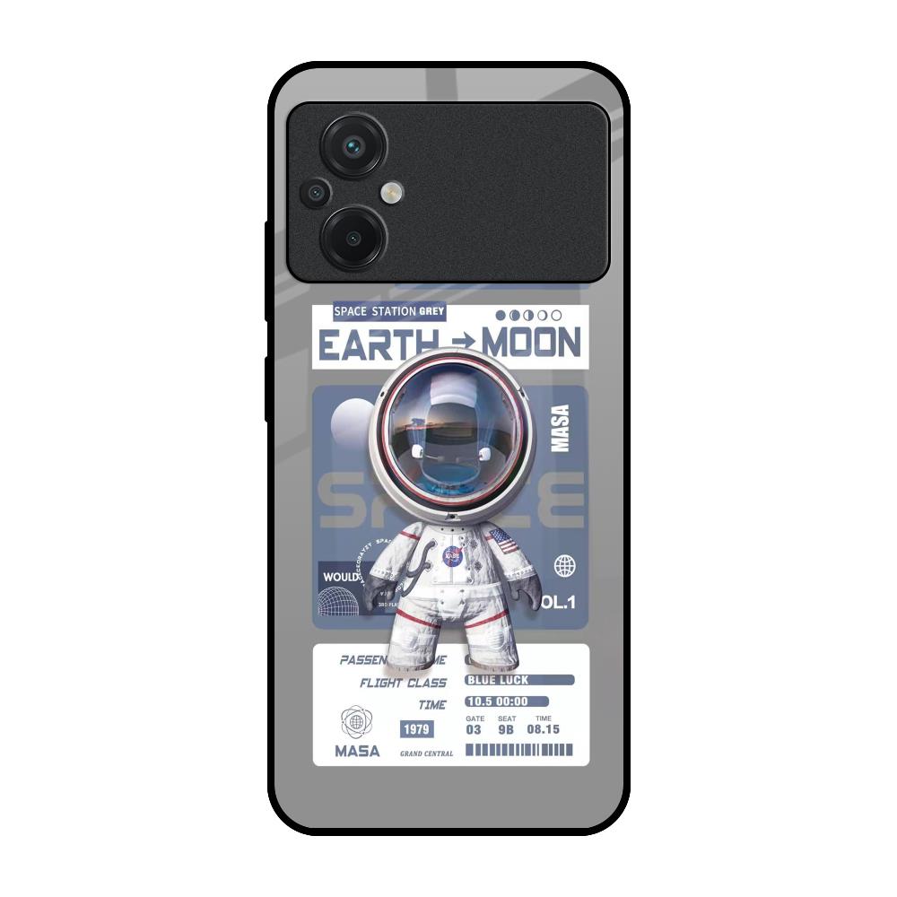 Space Flight Pass Poco M5 Glass Back Cover Online