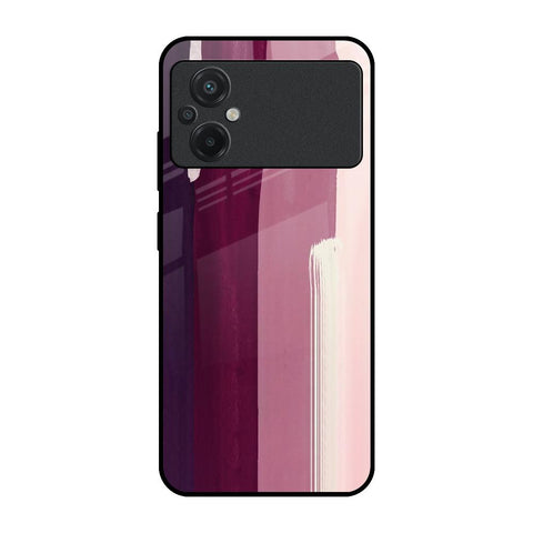 Brush Stroke Art Poco M5 Glass Back Cover Online