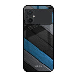 Multicolor Wooden Effect Poco M5 Glass Back Cover Online