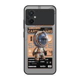 Space Ticket Poco M5 Glass Back Cover Online