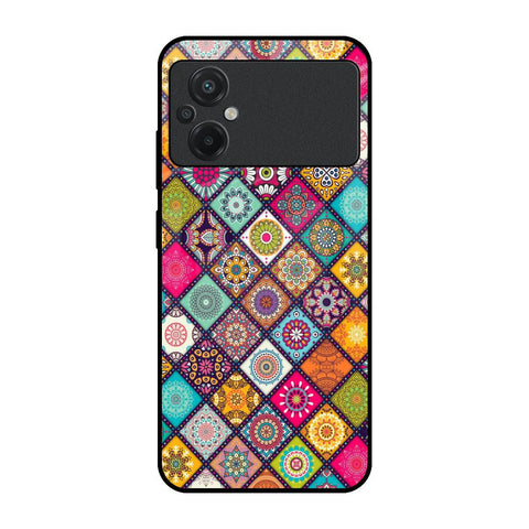 Multicolor Mandala Poco M5 Glass Back Cover Online