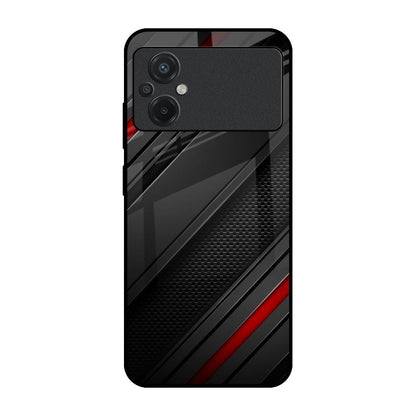 Modern Abstract Poco M5 Glass Back Cover Online