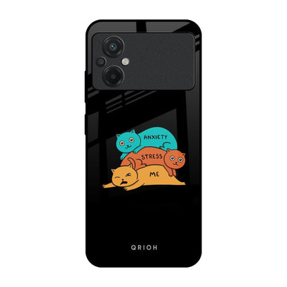 Anxiety Stress Poco M5 Glass Back Cover Online