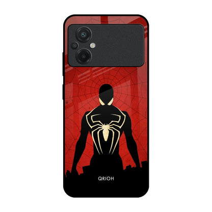 Mighty Superhero Poco M5 Glass Back Cover Online