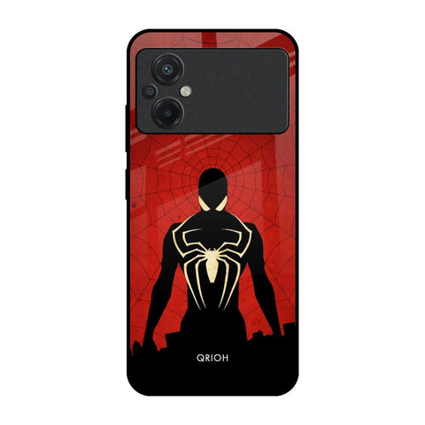 Mighty Superhero Poco M5 Glass Back Cover Online