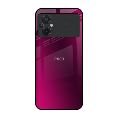 Pink Burst Poco M5 Glass Back Cover Online