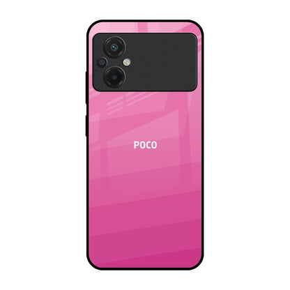 Pink Ribbon Caddy Poco M5 Glass Back Cover Online