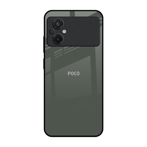 Charcoal Poco M5 Glass Back Cover Online