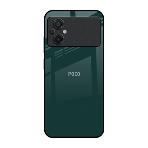 Olive Poco M5 Glass Back Cover Online