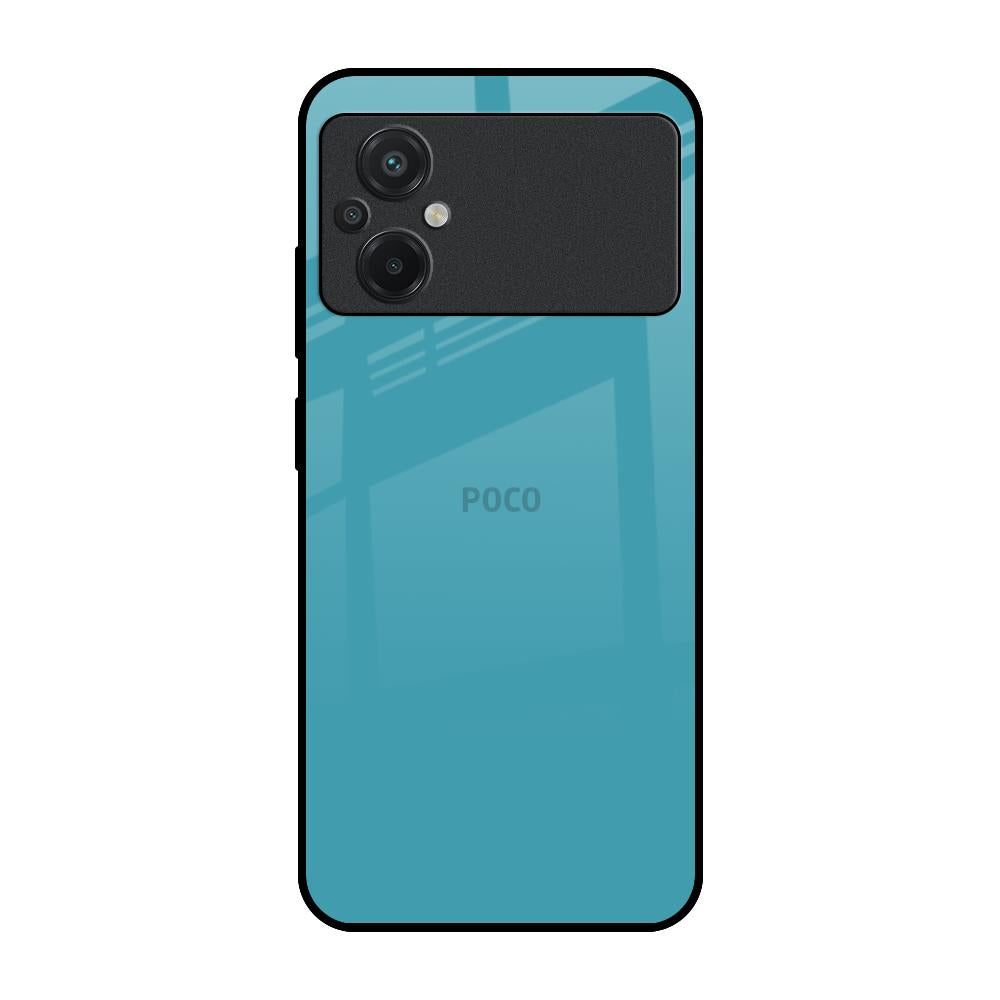 Oceanic Turquiose Poco M5 Glass Back Cover Online