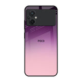 Purple Gradient Poco M5 Glass Back Cover Online