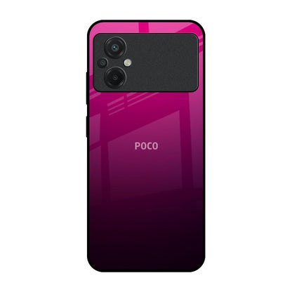 Purple Ombre Pattern Poco M5 Glass Back Cover Online