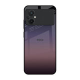 Grey Ombre Poco M5 Glass Back Cover Online