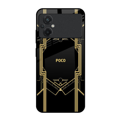 Sacred Logo Poco M5 Glass Back Cover Online