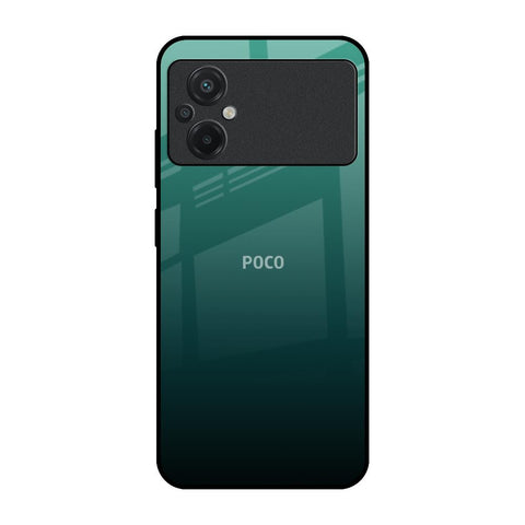 Palm Green Poco M5 Glass Back Cover Online