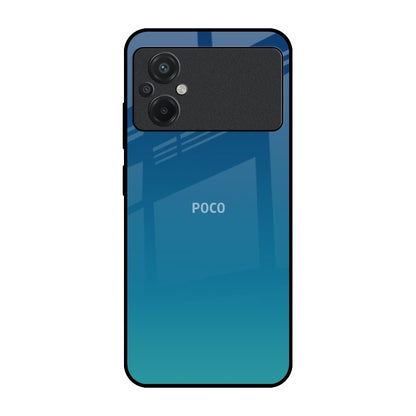 Celestial Blue Poco M5 Glass Back Cover Online