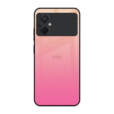Pastel Pink Gradient Poco M5 Glass Back Cover Online