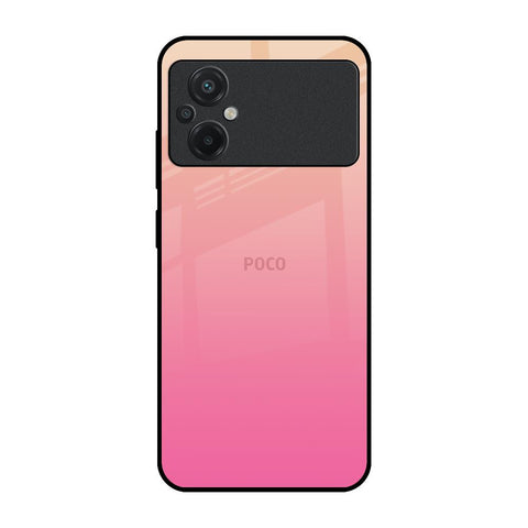 Pastel Pink Gradient Poco M5 Glass Back Cover Online