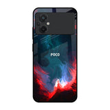 Brush Art Poco M5 Glass Back Cover Online