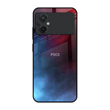 Smokey Watercolor Poco M5 Glass Back Cover Online