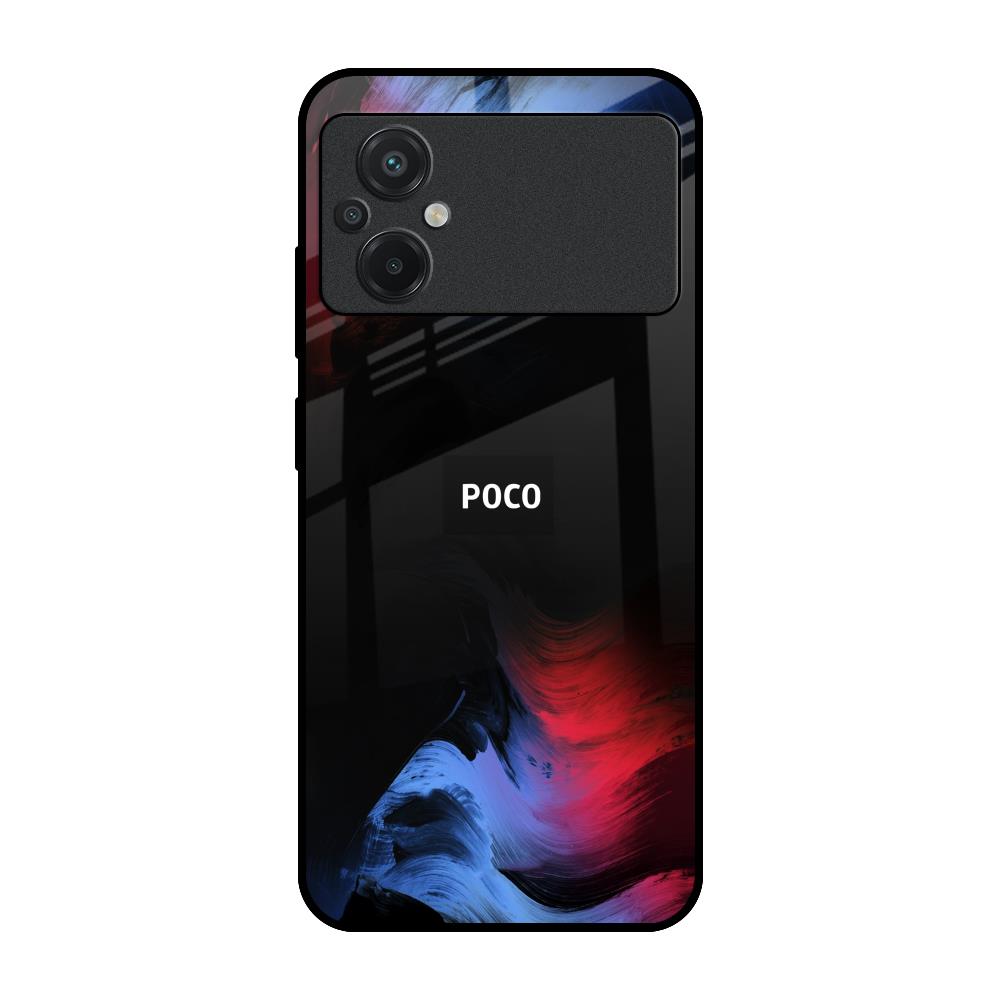 Fine Art Wave Poco M5 Glass Back Cover Online