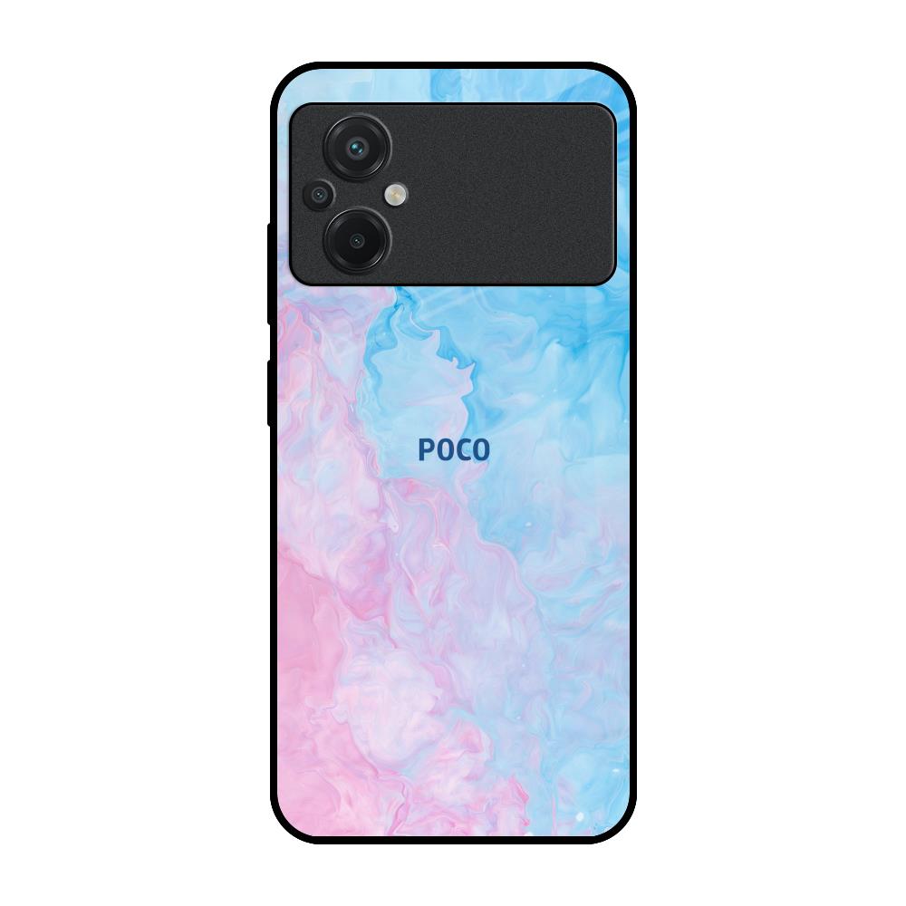 Mixed Watercolor Poco M5 Glass Back Cover Online