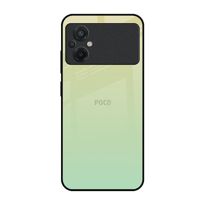 Mint Green Gradient Poco M5 Glass Back Cover Online
