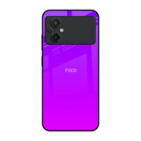 Purple Pink Poco M5 Glass Back Cover Online